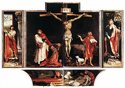 parçası: Isenheim Altarpiece, closed‎ 