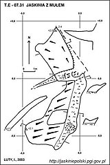 Plan jaskini