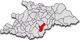 Location in Maramureș County