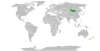 Location map for Mongolia and New Zealand.