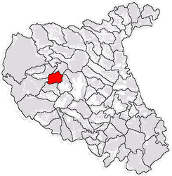 Location in Vrancea County