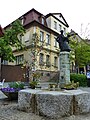 Osterbrunnen in Bad Windsheim (von Brücke) – hier für dieses Bild stimmen