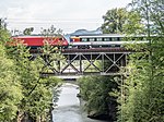 Eisenbahnbrücke über dem Kanderdurchbruch