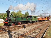 SCB Ec 2/5 28 «Genf», Bahnhof Koblenz, 23. August 2009