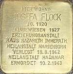 Stolperstein für Josefa Flock