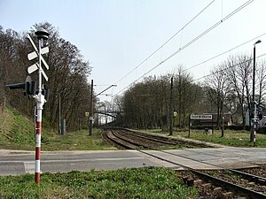 Blick auf den Bahnsteig