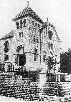 Synagoge in Winnweiler (um 1901)