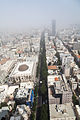 Aerial view of Tel Aviv with the synagogue on the left