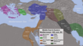 Amarna dönemi boyunca Antik Yakın Doğu haritası.
