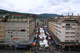 Blick auf die Bahnhofstrasse