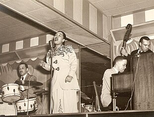 Singer Billie Holiday