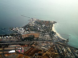 Pointe de Bel-Air und ein Teil der zone industrielle