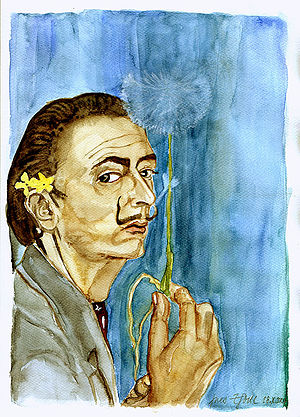 Dali Dandaline.jpg, 2007, watercolour, User:Amazon7, Slovenia