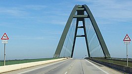 Fehmarnsund­brücke von Südwest (2018)