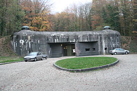 Eingang zum Artilleriewerk Schoenenbourg