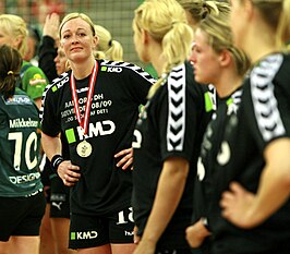 Aalborg DH speler Karen Brødsgaard in 2009