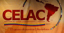 A CELAC logója