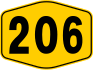 Federal Route 206 shield}}