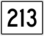 State Route 213 marker