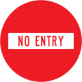 No Entry