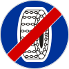 C-19 "end of mandatory usage of snow chains"