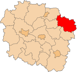 Location within the voivodeship