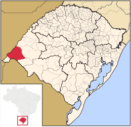 Uruguaiana – Mappa