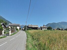 The road into Sainte-Marie de Cuines