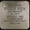 Stolperstein für Rosalia Stock (Klosterstraße 43)