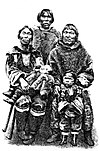 The Ulrikab family: Ulrike, Tobias, Abraham, Maria (on Ulrike's lap) and Sara (standing).