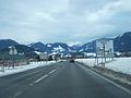 Endstück der Salzkammergut Straße bei Trautenfels