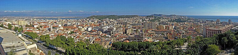 Cagliari panorámája