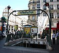 … auch ein echter Guimard: Eingang zur Station Étienne Marcel