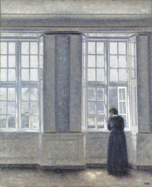 Hoge ramen Vilhelm Hammershøi, 1913