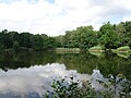 Großer Harthteich, ehemaliges Freibad; Blick nach Osten