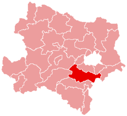 Bezirk Baden location map