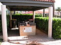 Barbecues near the main pool