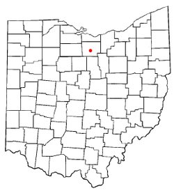 Location of North Fairfield, Ohio