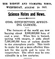 August 1912 article (New Zealand)