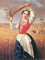 A Woman Harvesting, 1844