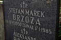 Grób barda Stefana Brzozy na Cmentarzu ewangelicko-augsburskim w Warszawie