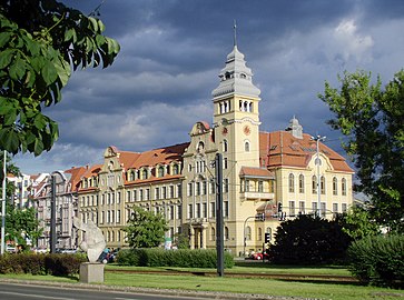 Mechanical School N°1, Bydgoszcz (1911) at 37 Świętej Trojcy street. Registered on Kuyavian-Pomeranian Heritage list.