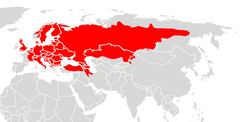 Mapa występowania