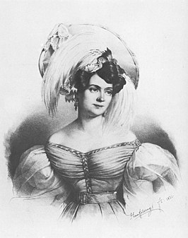 Charlotte Birch-Pfeiffer in 1831.