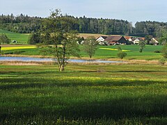 Chatzenrüti mit dem oberen Katzensee