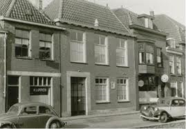 Gebouw De Open Deur (1955). (Fotoreproductie Gemeentearchief Delft)