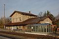 Bahnhof Hersbruck links der Pegnitz der vormaligen Ostbahnen