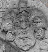 Wappen Bock von Nordholz auf Epitaph 1588 - vergrößert