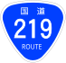 National Route 219 shield