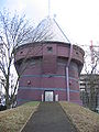 Mozartturm, Rückseite mit Eingang